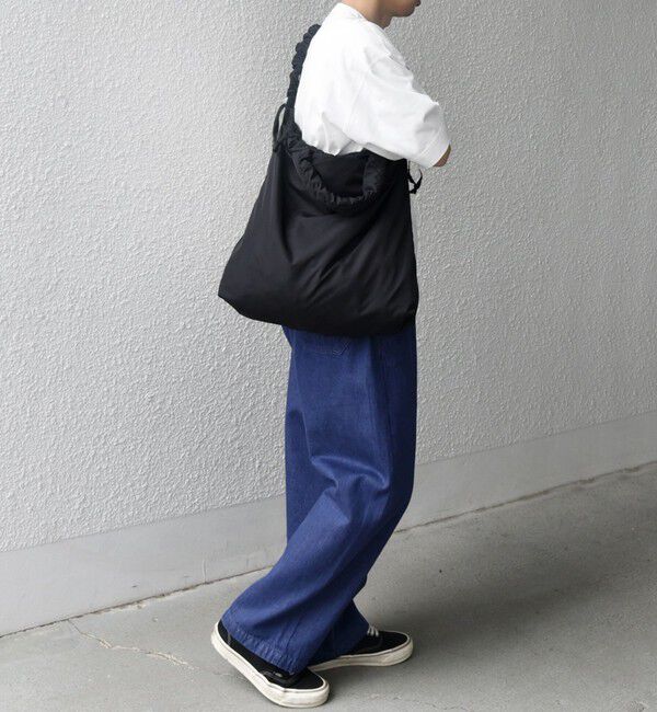 SHIPS any「SHIPS any: 3WAY ナイロン ギャザー ショルダーバッグ (ユニセックス)◇」|ショルダー・メッセンジャー|