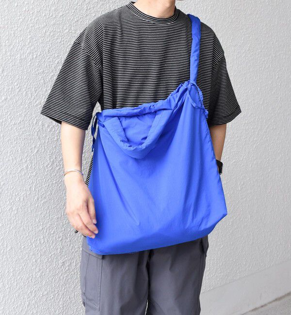 SHIPS any「SHIPS any: 3WAY ナイロン ギャザー ショルダーバッグ (ユニセックス)◇」|ショルダー・メッセンジャー|