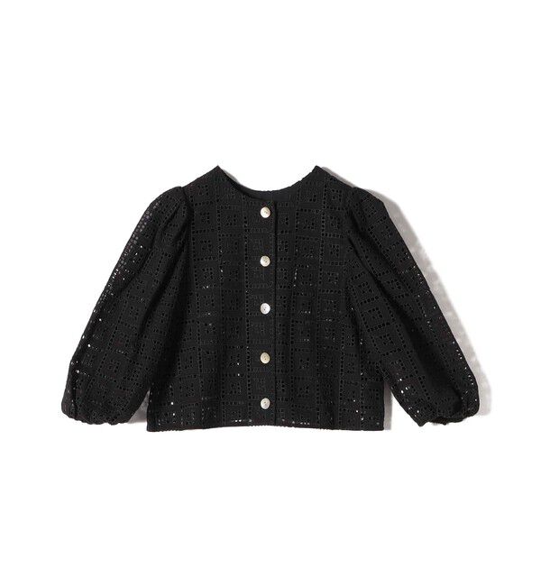 SHIPS for women「〈手洗い可能〉Broche スクエア レース 2WAY ブラウス」|シャツ・ブラウス|