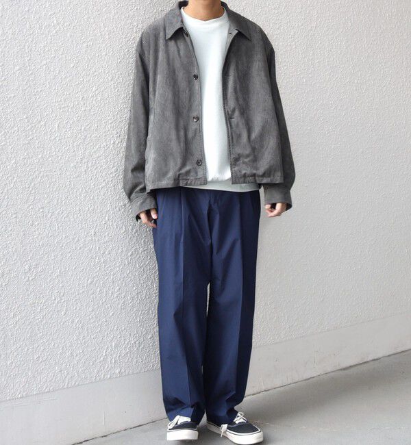 SHIPS any「SHIPS any: ピーチスキン リラックス ポケット ボタン ブルゾン◇」|ブルゾン・スタジャン|