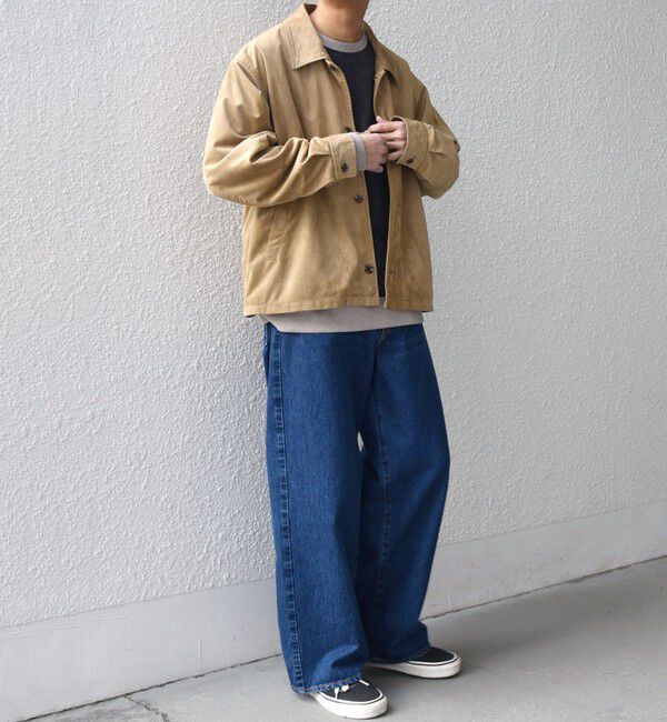 SHIPS any「SHIPS any: ピーチスキン リラックス ポケット ボタン ブルゾン◇」|ブルゾン・スタジャン|