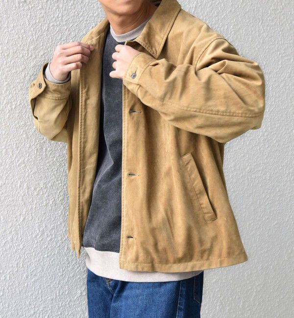 SHIPS any「SHIPS any: ピーチスキン リラックス ポケット ボタン ブルゾン◇」|ブルゾン・スタジャン|