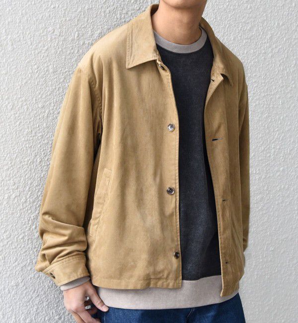 SHIPS any「SHIPS any: ピーチスキン リラックス ポケット ボタン ブルゾン◇」|ブルゾン・スタジャン|