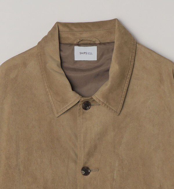 SHIPS any「SHIPS any: ピーチスキン リラックス ポケット ボタン ブルゾン◇」|ブルゾン・スタジャン|