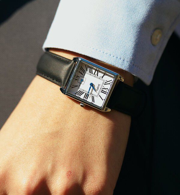 SHIPS「【WEB限定】SHIPS: スクエア Dバックル ウォッチ」|腕時計|