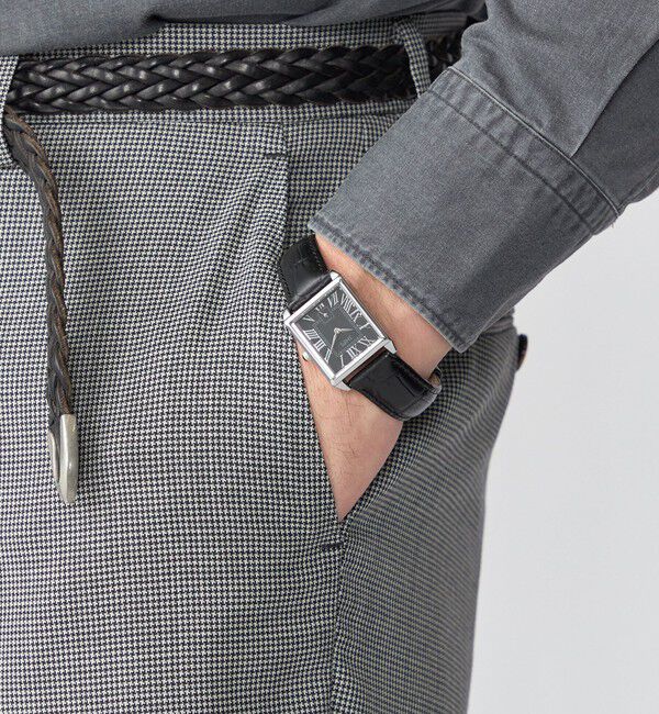 SHIPS「【WEB限定】SHIPS: スクエア Dバックル ウォッチ」|腕時計|