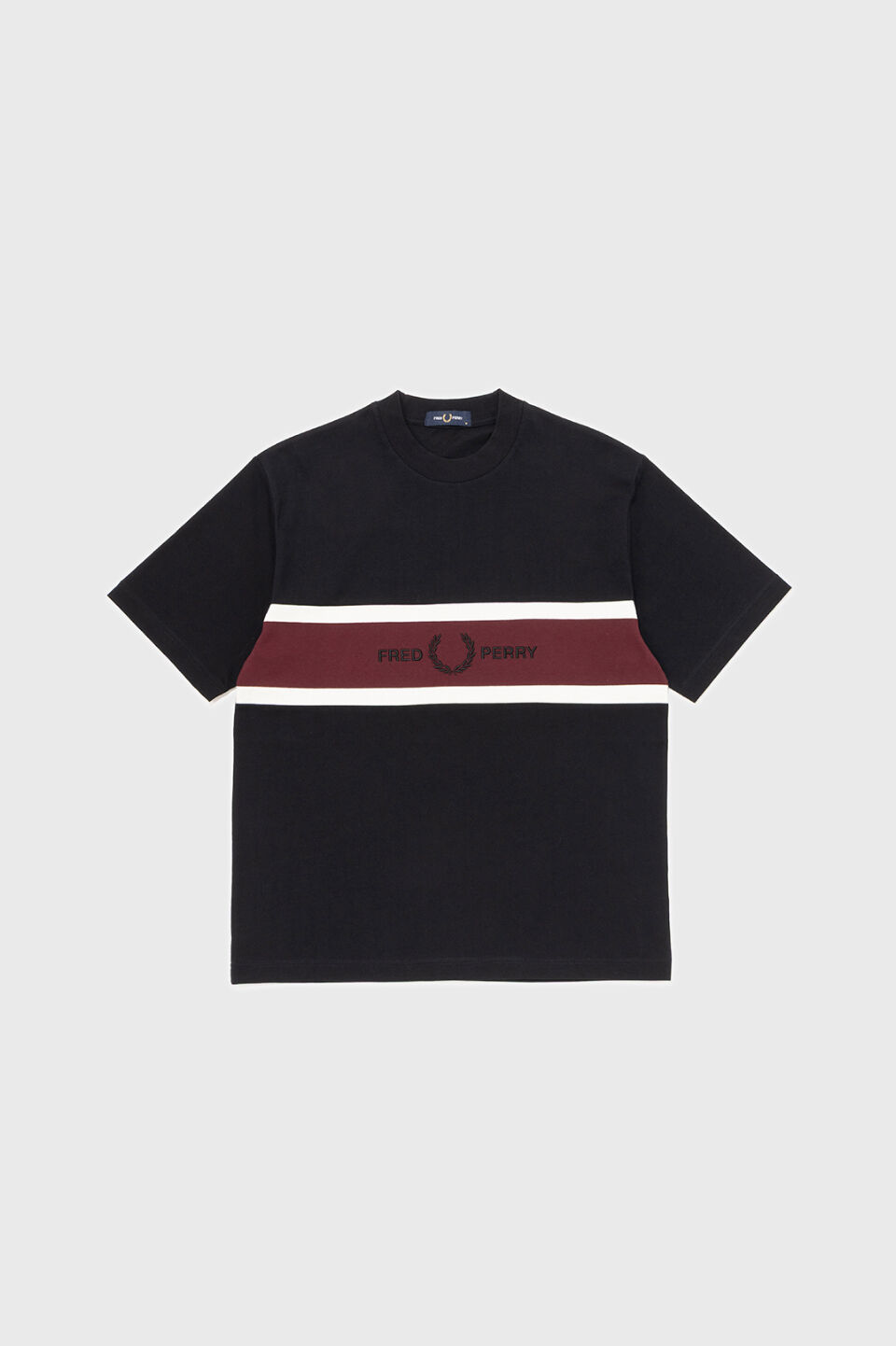 FRED PERRY 「Embroidered Panel T-Shirt」|Tシャツ・カットソー|