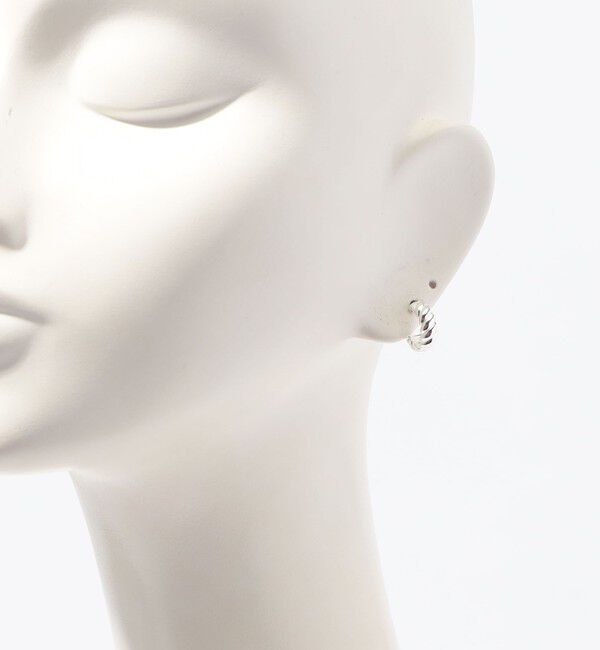 TOMORROWLAND GOODS「Nina&Jules Small Twisted フープピアス」|ピアス|