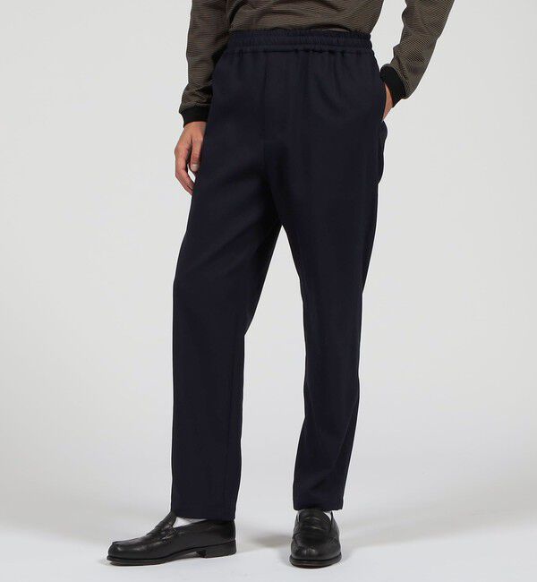 TOMORROWLAND MENS「コットンポリウレタンダブルクロス イージーパンツ」|その他|