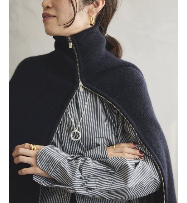 VERMEIL par iena「woolyakmix  knit ZIPカーディガン」|カーディガン|