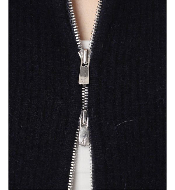 VERMEIL par iena「woolyakmix  knit ZIPカーディガン」|カーディガン|