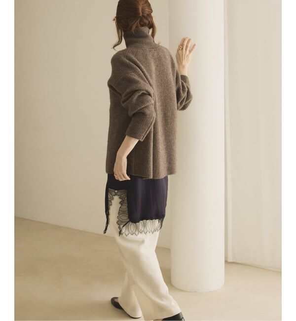 VERMEIL par iena「woolyakmix  knit ZIPカーディガン」|カーディガン|