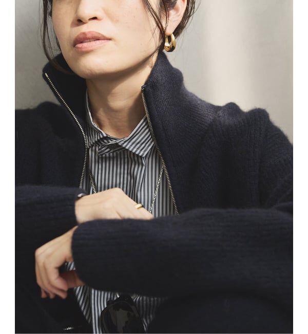 VERMEIL par iena「woolyakmix  knit ZIPカーディガン」|カーディガン|