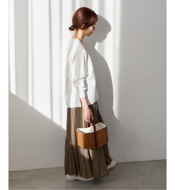 IENA「シアーメッシュプリーツスカート」|スカート|