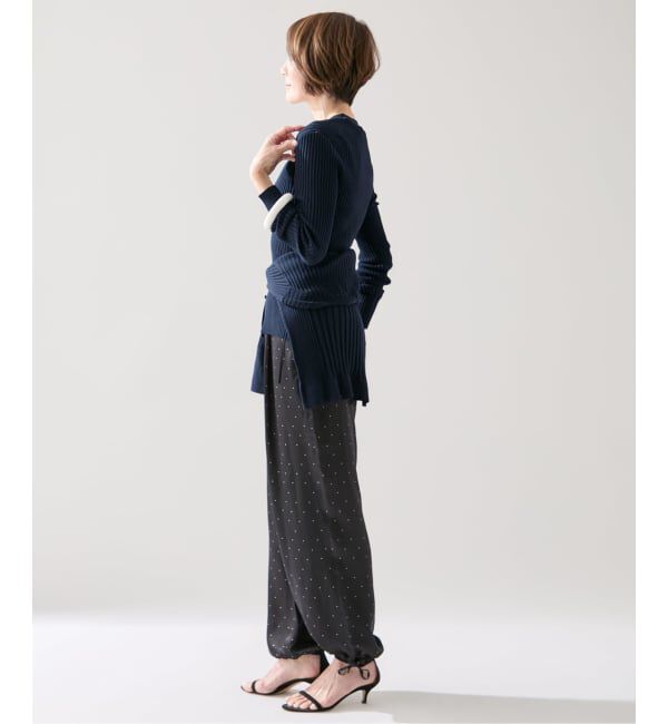 VERMEIL par iena「《WEB限定/追加》イタリア糸 RIB Vネックカーディガン」|カーディガン|