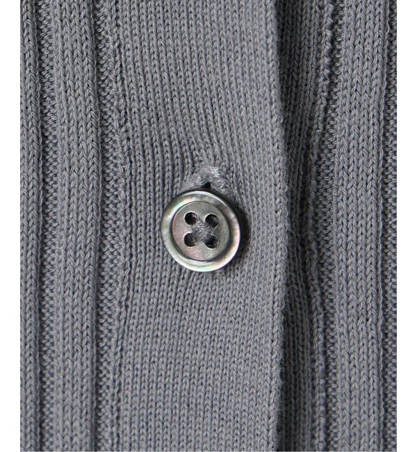 VERMEIL par iena「《WEB限定/追加》イタリア糸 RIB Vネックカーディガン」|カーディガン|