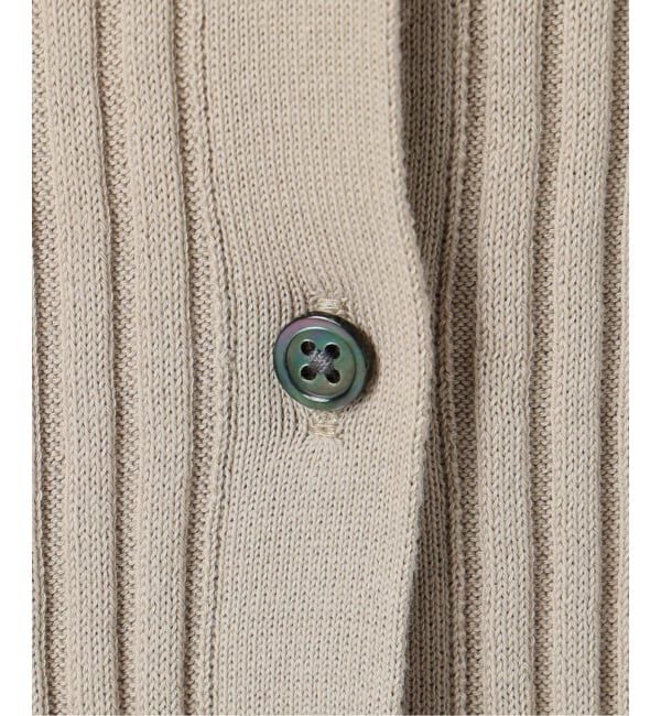 VERMEIL par iena「《WEB限定/追加》イタリア糸 RIB Vネックカーディガン」|カーディガン|