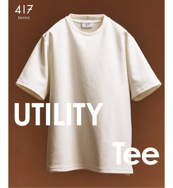 417 EDIFICE「utility everyday Tシャツ  &rdquo;接触冷感＆速乾＆アンチピリング&rdquo;」|Tシャツ・カットソー|