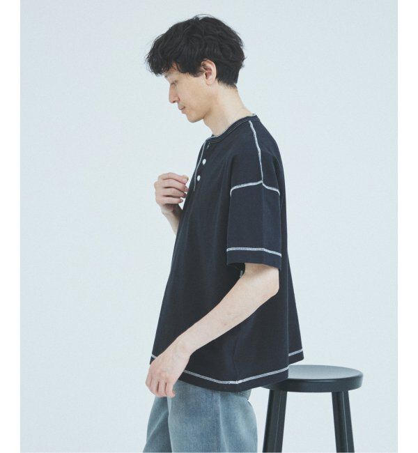 JOURNAL STANDARD「Healthknit / ヘルスニット 別注 ヘンリー ネック Tシャツ」|Tシャツ・カットソー|