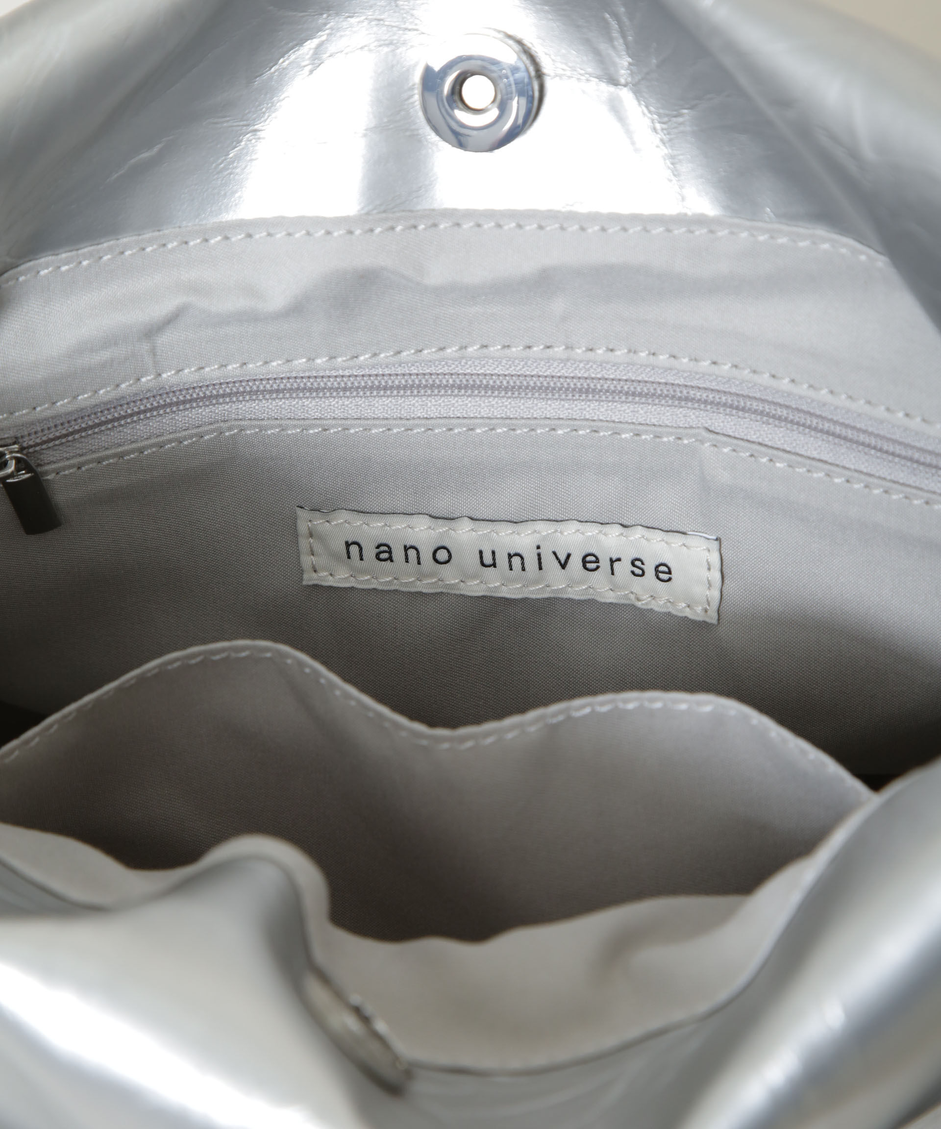 nano･universe「チェーンショルダーギャザーバッグ」|ショルダー・メッセンジャー|