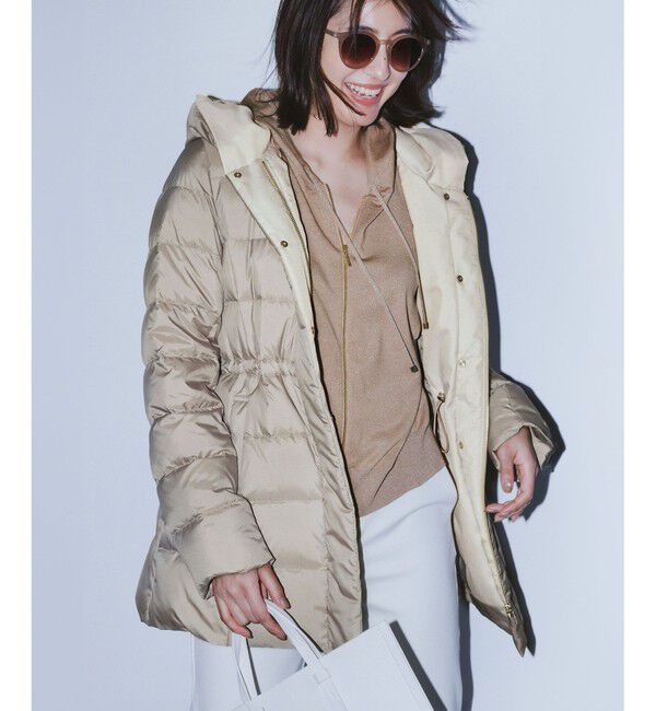 23区「【VERY掲載/新色追加】シレータフタ ミドル丈 ダウンコート」|ダウン|