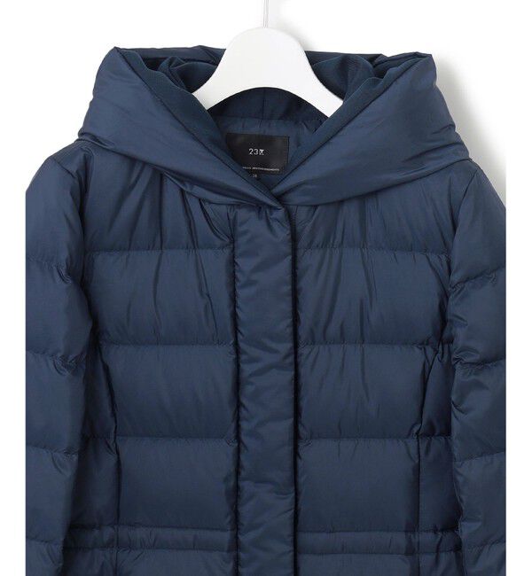 23区「【VERY掲載/新色追加】シレータフタ ミドル丈 ダウンコート」|ダウン|