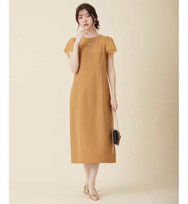 any SiS「フリルスリーブペンシル ドレス」|ドレス|