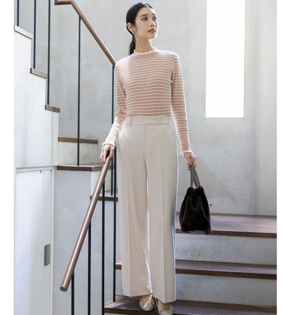 ANY SIS「ビューティサーモ2WAYストレッチ ワイドパンツ」|その他|