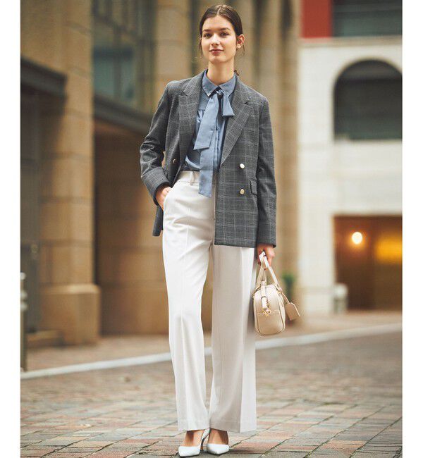 ANY SIS「ビューティサーモ2WAYストレッチ ワイドパンツ」|その他|