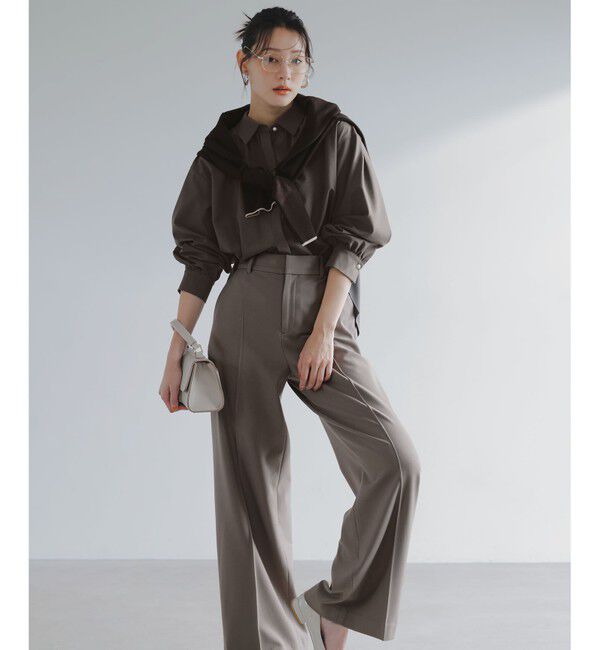 ANY SIS「ビューティサーモ2WAYストレッチ ワイドパンツ」|その他|