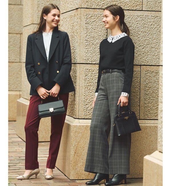 ANY SIS「ビューティサーモ2WAYストレッチ ワイドパンツ」|その他|