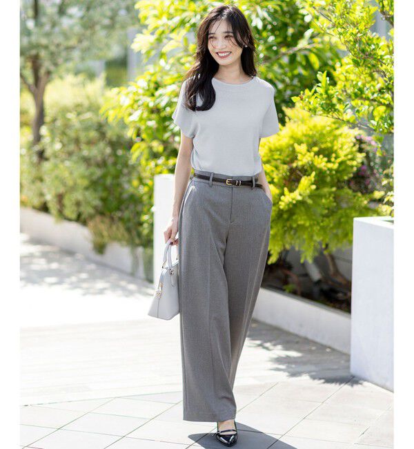 ANY SIS「ビューティサーモ2WAYストレッチ ワイドパンツ」|その他|