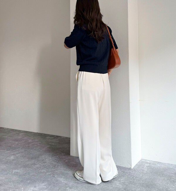 fredy emue「FR刺繍ケーブル柄ポケ付きプルオーバー」|ニット・セーター|