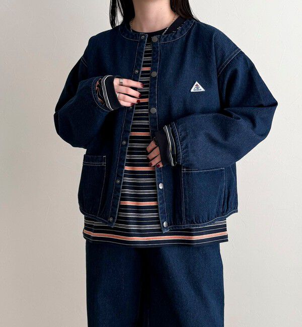fredy emue「【GEVACO/ゲバコ】ノーカラーデニムジャケット」|デニムジャケット|