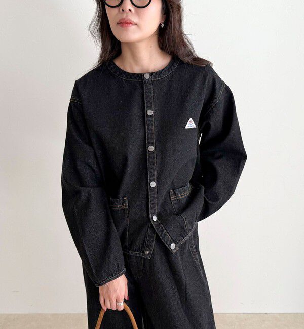 fredy emue「【GEVACO/ゲバコ】ノーカラーデニムジャケット」|デニムジャケット|