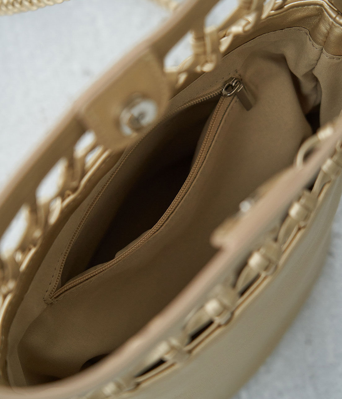 ROPE PICNIC PASSAGE「ハンドメッシュコンビバケットショルダーバッグ」|ショルダー・メッセンジャー|