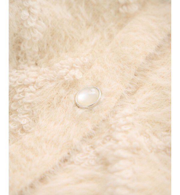 Rope&rsquo;Picnic「ダイヤチェック柄ループフェザーカーディガン」|カーディガン|