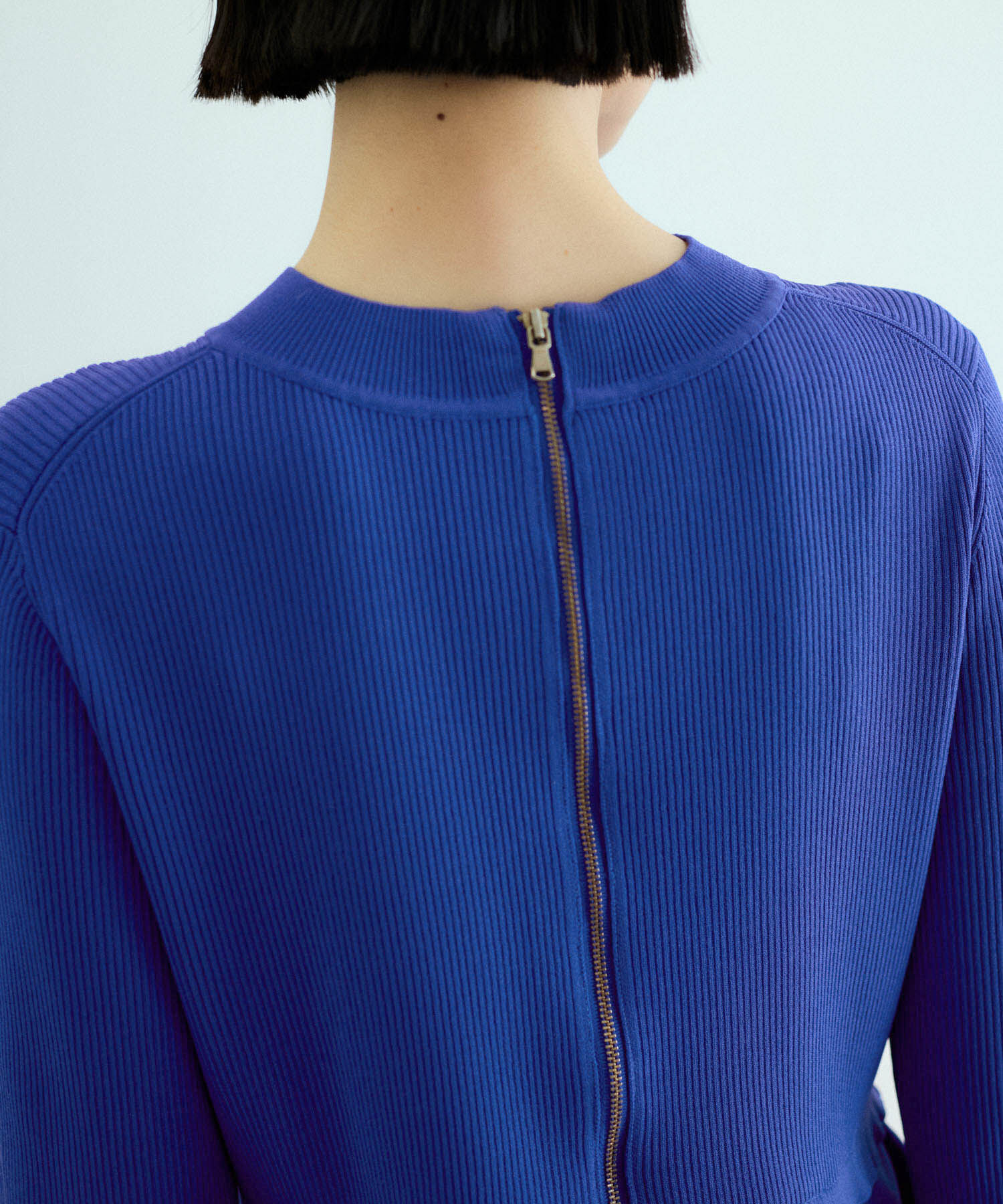 ADAM ET ROPE'「【サステナブル】・【オケージョン】・【洗える】ペプラムコンビニットプルオーバー」|ニット・セーター|