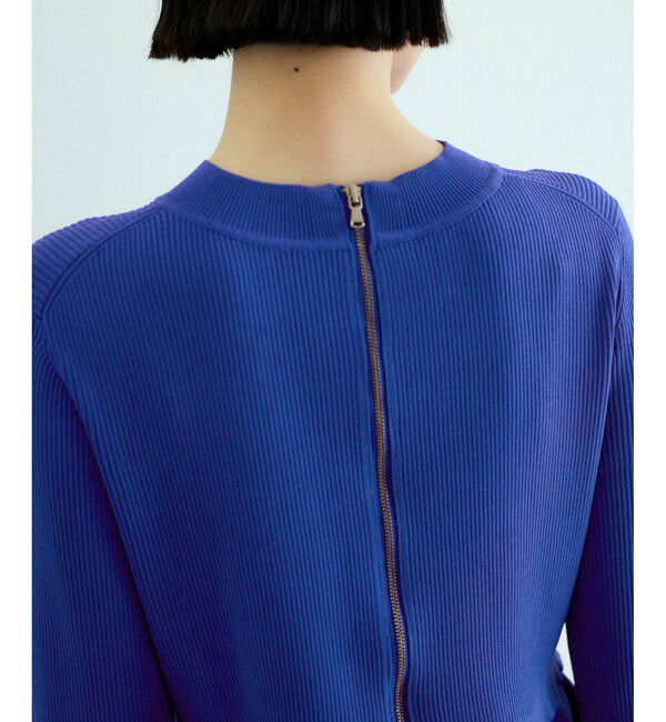 ADAM ET ROPE'「【サステナブル】・【オケージョン】・【洗える】ペプラムコンビニットプルオーバー」|ニット・セーター|