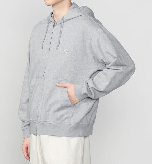 DANTON「DANTON | コットンテリー ジップパーカー MEN」|スウェット・ジャージ|