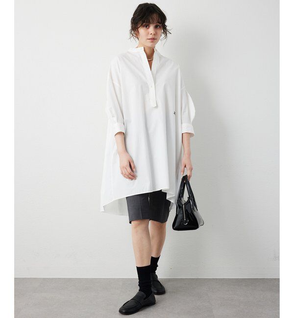  「刺繍チュニックシャツ」|シャツ・ブラウス|