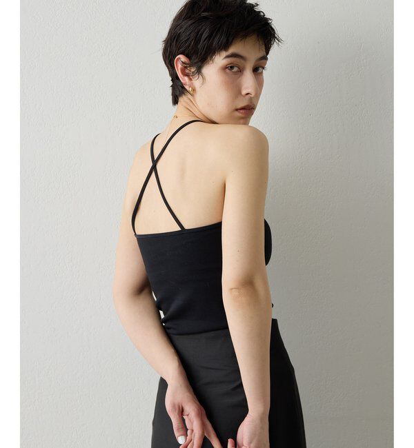 THE PAUSE「【THE PAUSE】バッククロスキャミ」|Tシャツ・カットソー|