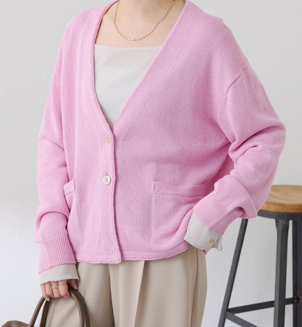  「コットン混カーディガン」|ニット・セーター|