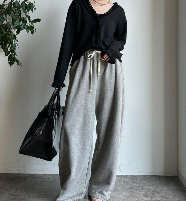  「【WEB限定】ニットフリルカーディガン」|カーディガン|