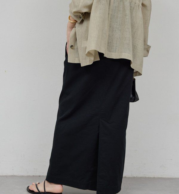  「【CHIKAコラボサイズ】チノストレッチスカート」|スカート|