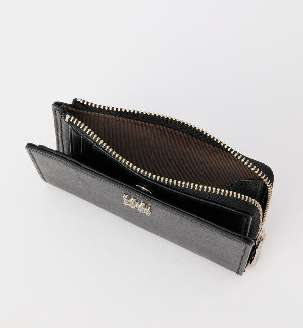  「ミニモノグラムプレートハーフウォレット」|財布|