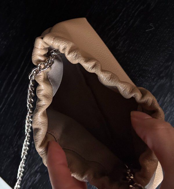  「チェーンギャザーポーチバッグ」|その他|