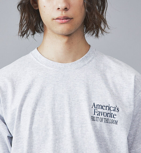 ABAHOUSE「【FRUIT OF THE LOOM】フロント＆バックプリント クルーネック シ」|Tシャツ・カットソー|