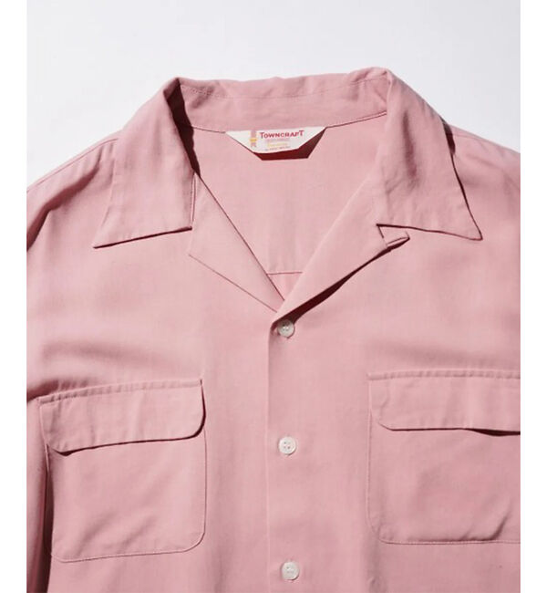 ABAHOUSE「【TOWNCRAFT/タウンクラフト】50S LOOP COLLAR SHIRT」|シャツ・ブラウス|