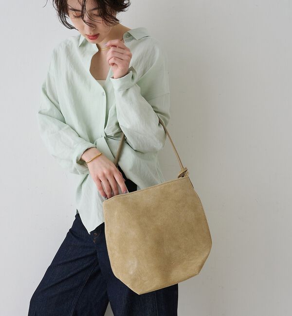 Rouge vif「【AULENTTI/オウレンティ】スウェードワンショルダーバッグ ポーチ付き」|ショルダー・メッセンジャー|